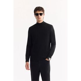 Avva A52Y5023 Siyah Regular Fit Erkek Kazak