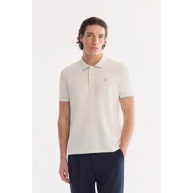 Avva A61Y1075 Ekru Regular Fit Erkek Tişört