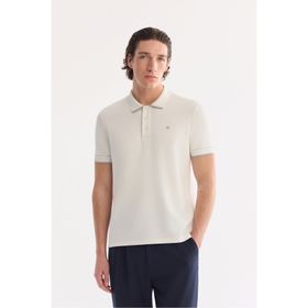 Avva A61Y1075 Ekru Regular Fit Erkek Tişört