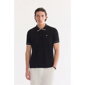 Avva A61Y1075 Siyah Regular Fit Erkek Tişört