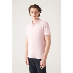 Avva B001027 Açık Pembe Erkek T-Shirt