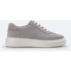 Avva B008002 Erkek Gri Süet Esnek Taban Hafif Casual Ayakkabı