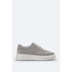 Avva B008002 Erkek Gri Süet Esnek Taban Hafif Casual Ayakkabı