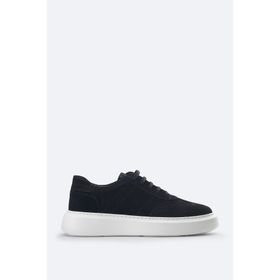 Avva B008002 Erkek Siyah Süet Esnek Taban Hafif Casual Ayakkabı