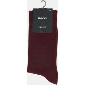 Avva B008505 Bordo Erkek Çorap