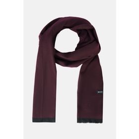 Avva B009401 Bordo Erkek Düz Şal