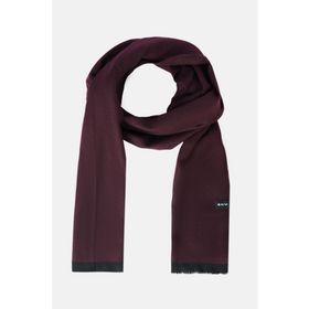 Avva B009401 Bordo Erkek Düz Şal