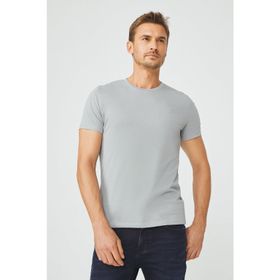 Avva E001000 Gri Erkek T-shirt
