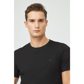 Avva E001000 Siyah Erkek T-shirt