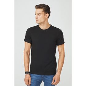 Avva E001000 Siyah Erkek T-shirt