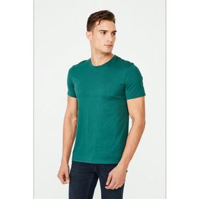 Avva E001000 Yeşil Erkek T-shirt