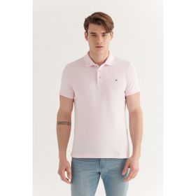 Avva E001004 Açık Pembe Erkek T-shirt
