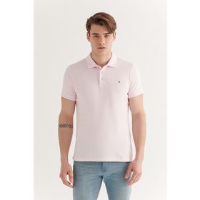Avva E001004 Açık Pembe Erkek T-shirt