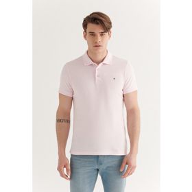 Avva E001004 Açık Pembe Erkek T-shirt
