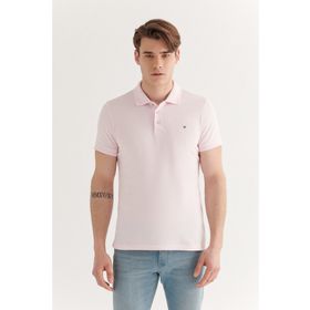 Avva E001004 Açık Pembe Erkek T-shirt