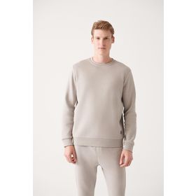 Avva E001017 Taş Erkek Sweatshirt