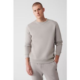 Avva E001017 Taş Erkek Sweatshirt