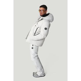 AVVA Erkek Beyaz Su İtici Rüzgar Geçirmez Beli Ayarlanabilir Comfort Fit Kayak Pantolonu A42Y3125 -