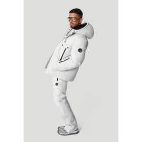 AVVA Erkek Beyaz Su İtici Rüzgar Geçirmez Beli Ayarlanabilir Comfort Fit Kayak Pantolonu A42Y3125 -