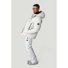 AVVA Erkek Beyaz Su İtici Rüzgar Geçirmez Beli Ayarlanabilir Comfort Fit Kayak Pantolonu A42Y3125 -