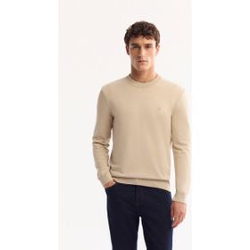 AVVA Erkek Taş Bisiklet Yaka Viskon Karışımlı Basic Triko Regular Fit Kazak B005021