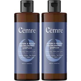 Awe Cemre 2x400 ml Badem Extra Hacimlendirici Dolgunlaştırıcı Doğal Bitkisel Özlü Şampuan