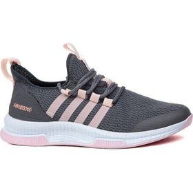 Awidox 053 Açık Gri Beyaz Fileli Erkek Spor Ayakkabı