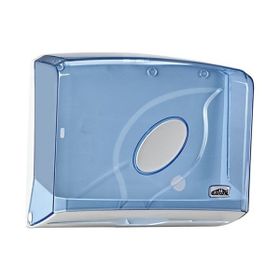 Awion AJHS909 Mavi Z Katlı Jumbo Şeffaf Kağıt Havlu Dispenseri