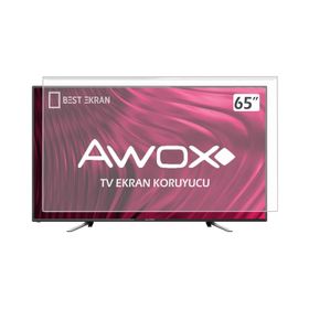 Awox K6500RST Uyumlu Tv Ekran Koruyucu 3 mm Ekran Koruma Paneli