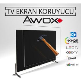 Awox U3200STR Uyumlu Tv Ekran Koruyucu 3 mm Ekran Koruma Paneli