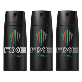 Axe Africa 3x150 ml Erkek Deodorant Sprey