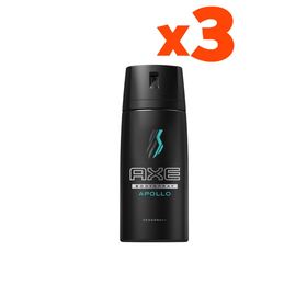 Axe Apollo 150 ml 3'lü Erkek Deodorant