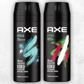 Axe Apollo 150 ml + Africa 150 ml Erkek Sprey Deodorant