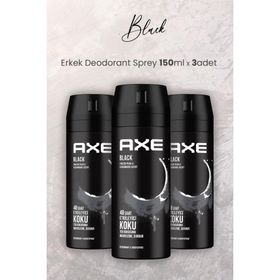 Axe Black 150 ML 3'lü Erkek Deodorant