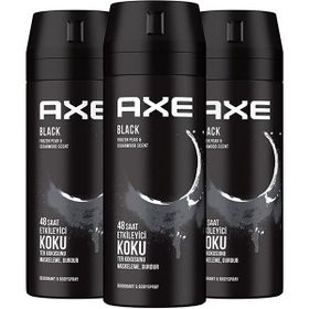 Axe Black 150 ML 3'lü Erkek Deodorant
