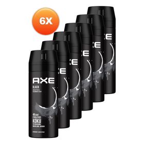 Axe Black Erkek 6x150 ml Sprey Deodorant