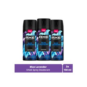 Axe Blue Lavender 3x150 ml Deodorant Sprey