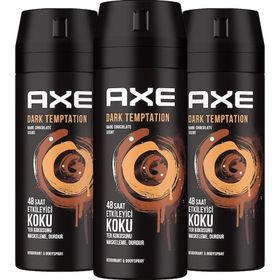 Axe Dark Temptation 150 ML 3'lü Erkek Sprey Deodorant