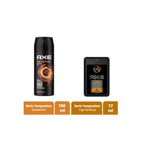 Axe Dark Temptation 150 ml Erkek Deodorant + 17 ml Cep Parfümü