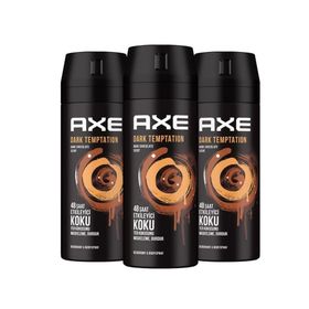 Axe Dark Temptation 3x150 ml Erkek Sprey Deodorant