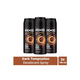 Axe Dark Temptation 3x150 ml Erkek Sprey Deodorant
