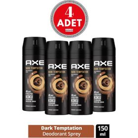 Axe Dark Temptation 4x150 ML Erkek Sprey Deodorant
