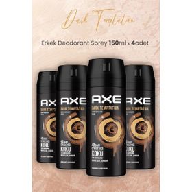 Axe Dark Temptation 4x150 ML Erkek Sprey Deodorant