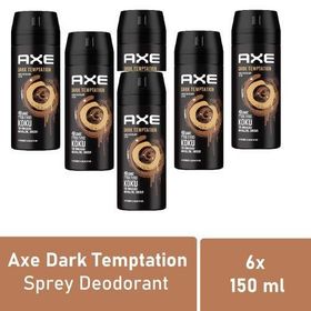 Axe Dark Temptation Erkek 6x150 ML Sprey Deodorant
