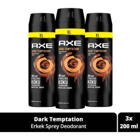 Axe Dark Temptation XL 3x200 ml Erkek Sprey Deodorant