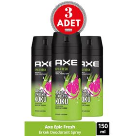 Axe Epic Fresh 3x150 ML Erkek Deodorant