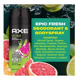 Axe Epic Fresh 4x150 ML Erkek Deodorant