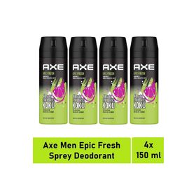 Axe Epic Fresh 4x150 ml Erkek Deodorant