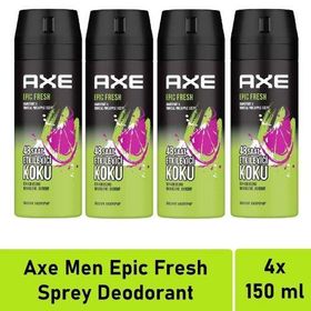 Axe Epic Fresh 4x150 ml Erkek Deodorant