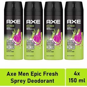 Axe Epic Fresh 4x150 ml Erkek Deodorant
